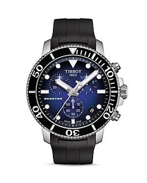 Tissot Seastar 1000 Blue-Dial & Black Rubber Strap Chronograph, 45.5mm Product Image