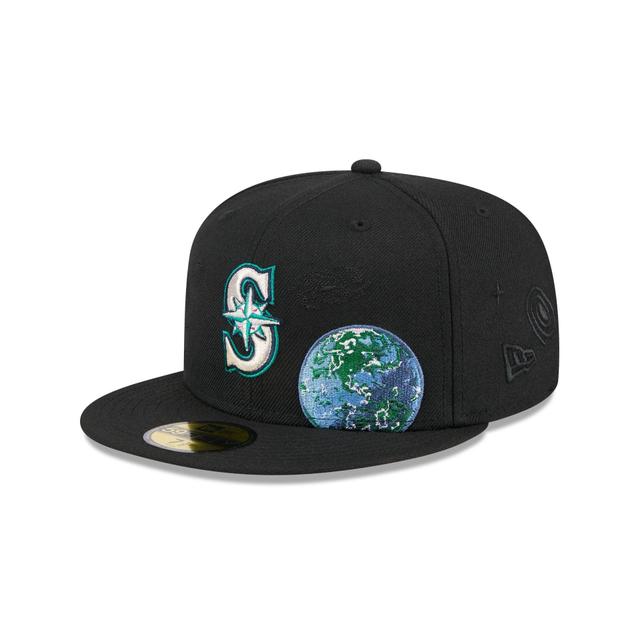 Seattle Mariners Global 59FIFTY Fitted Hat Male Product Image