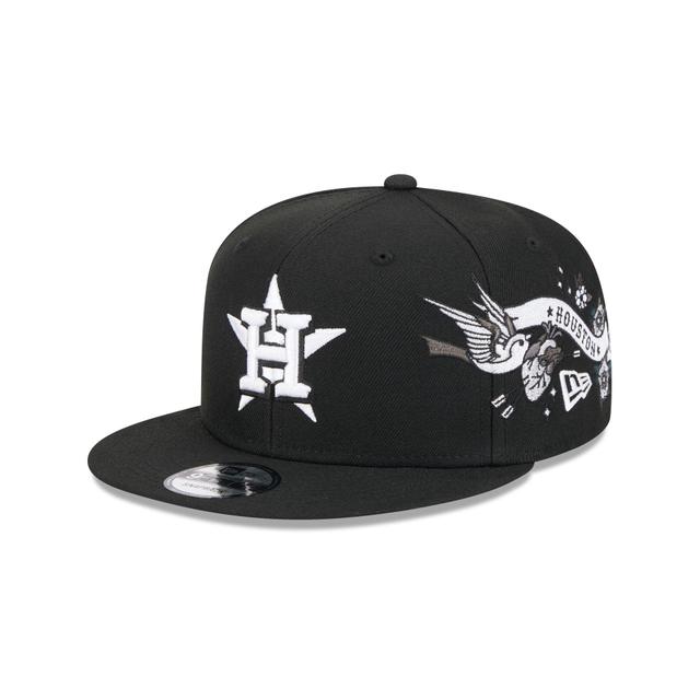 Houston Astros City Art 9FIFTY Snapback Hat Male Product Image