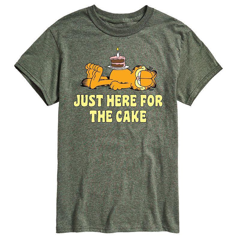 Big & Tall Garfield Here For Cake Graphic Tee, Mens Product Image