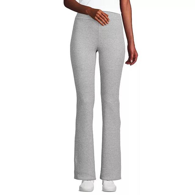 Lands End Womens High Rise Serious Sweats Fleece Lined Pocket Bootcut Pants Product Image