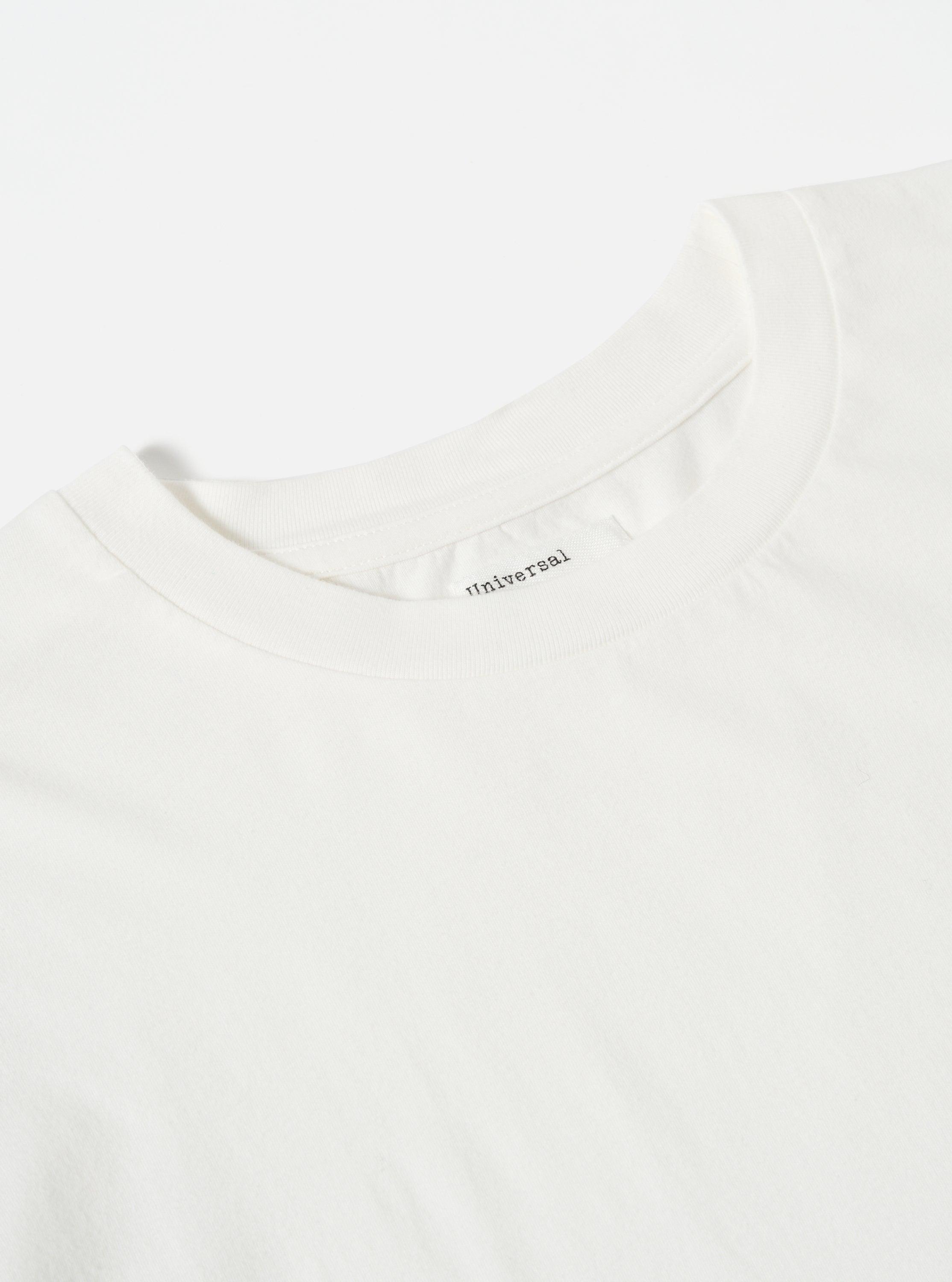 Universal Works L/S Tee in Ecru Organic Jersey Product Image