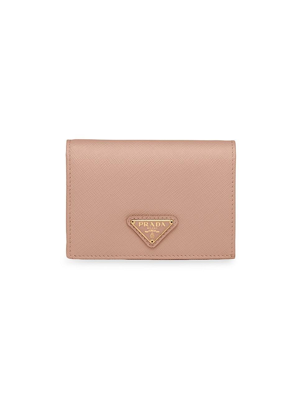 Womens Small Saffiano Leather Wallet Product Image