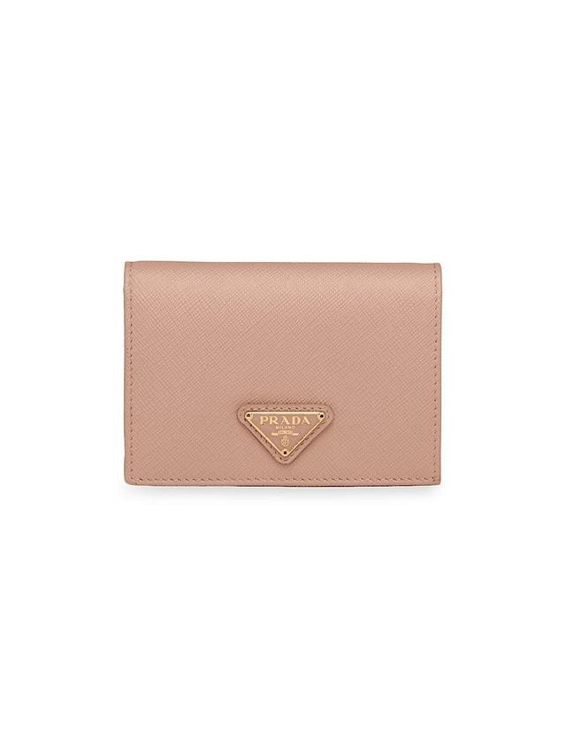 Womens Small Saffiano Leather Wallet Product Image