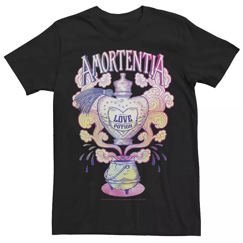 Mens Deathly Hallows 2 Amortentia Love Potion Gradient Logo Tee Product Image