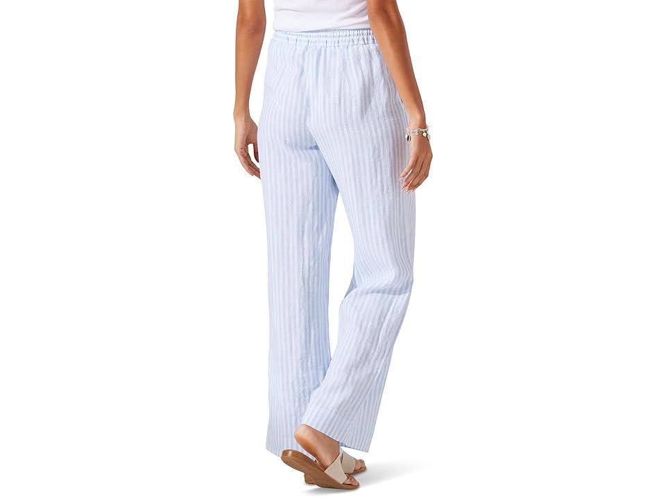 Tommy Bahama Cabana Stripe High-Rise Easy Pants (Coffee Break) Women's Casual Pants Product Image