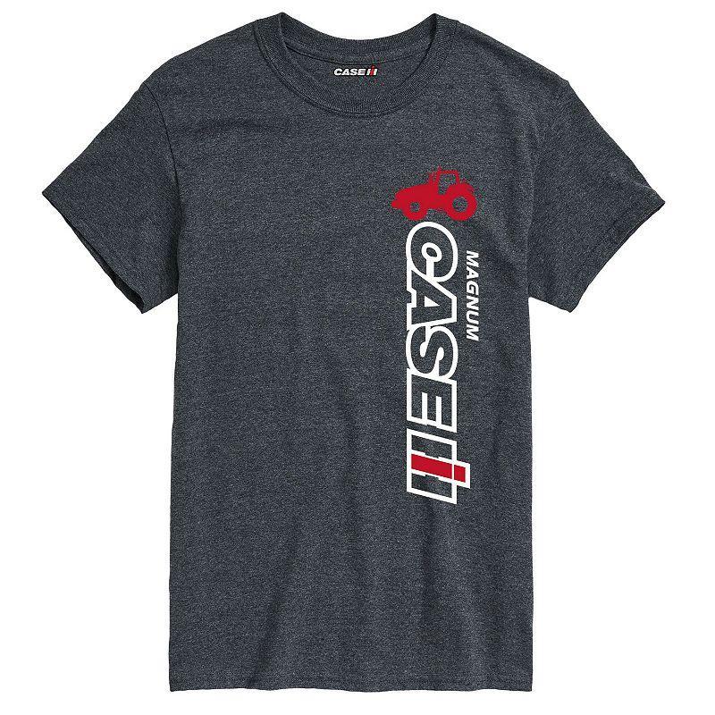 Mens Case IH Vertical Logo Graphic Tee Blue Product Image