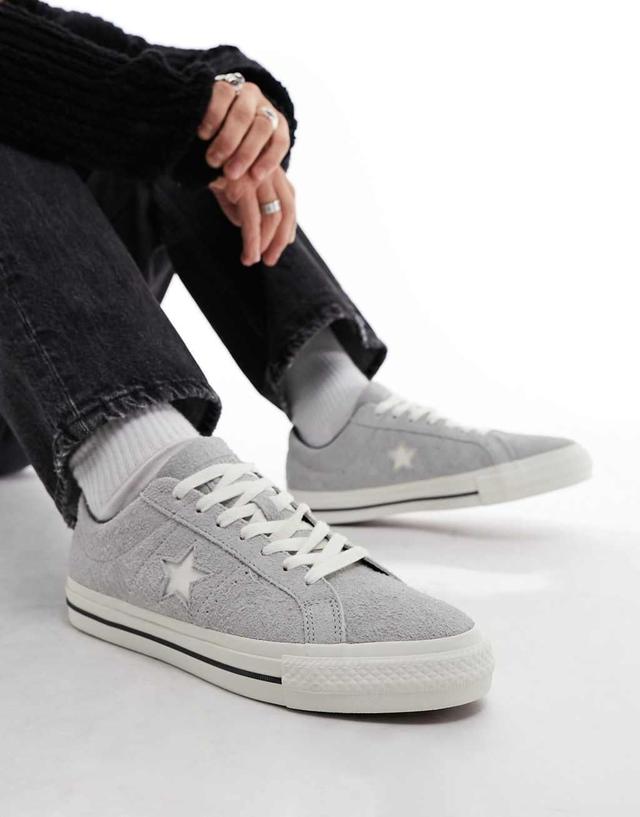 Converse One Star Pro sneakers in gray Product Image