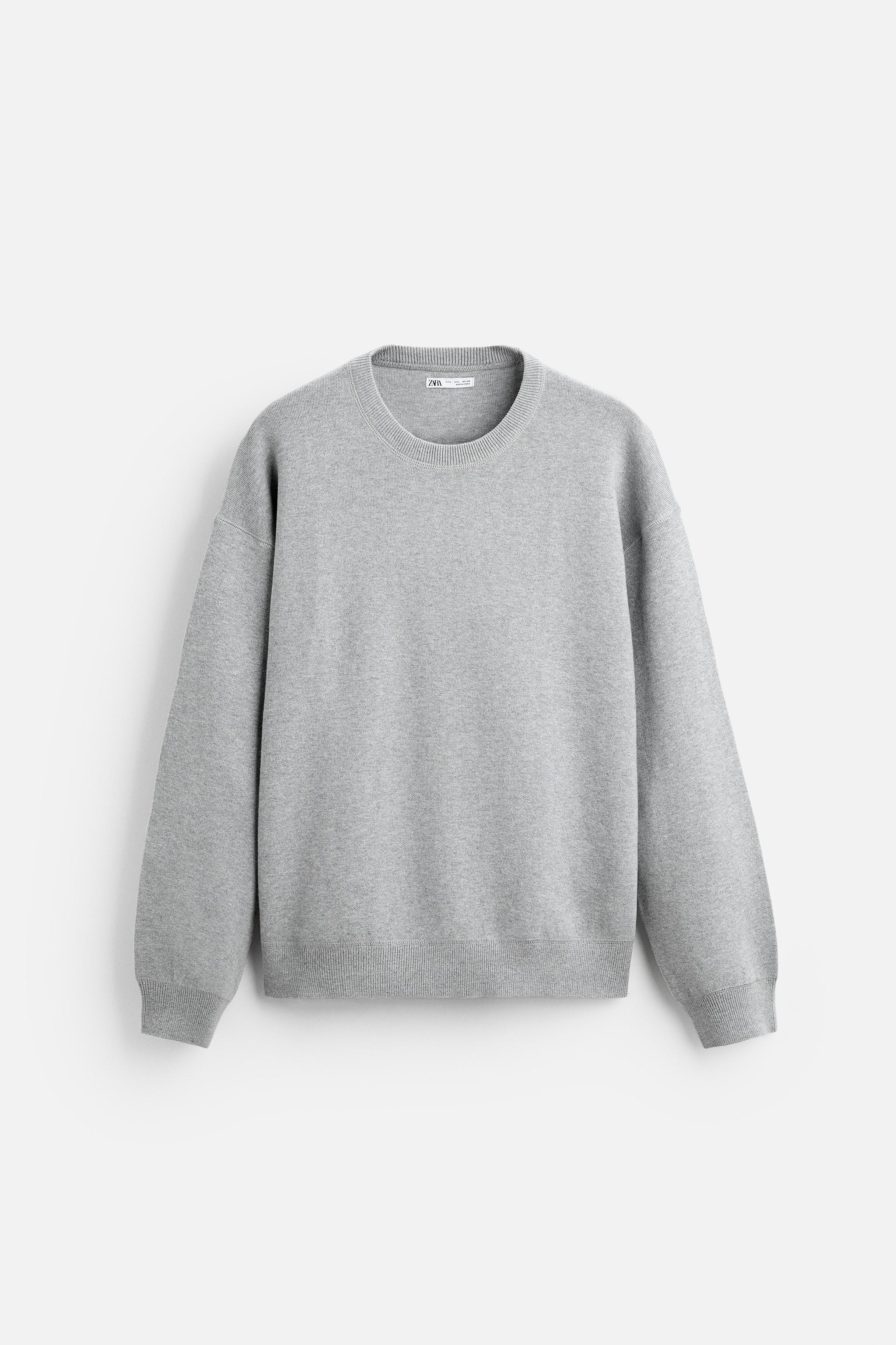 TEXTURED COTTON SWEATER Product Image