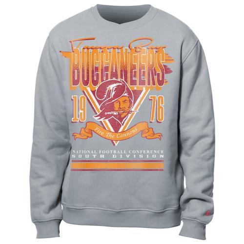 New Era Mens Buccaneers Crew Sweatshirt - Multi/Grey Product Image