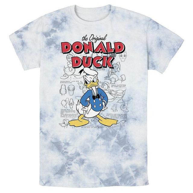 Mens Disney Mickey And Friends Donald And Daisy Distressed Wash Tee Product Image