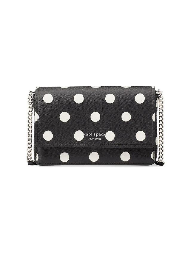 Kate Spade Morgan Sunshine Dot Faux Leather Flap Chain Wallet Product Image