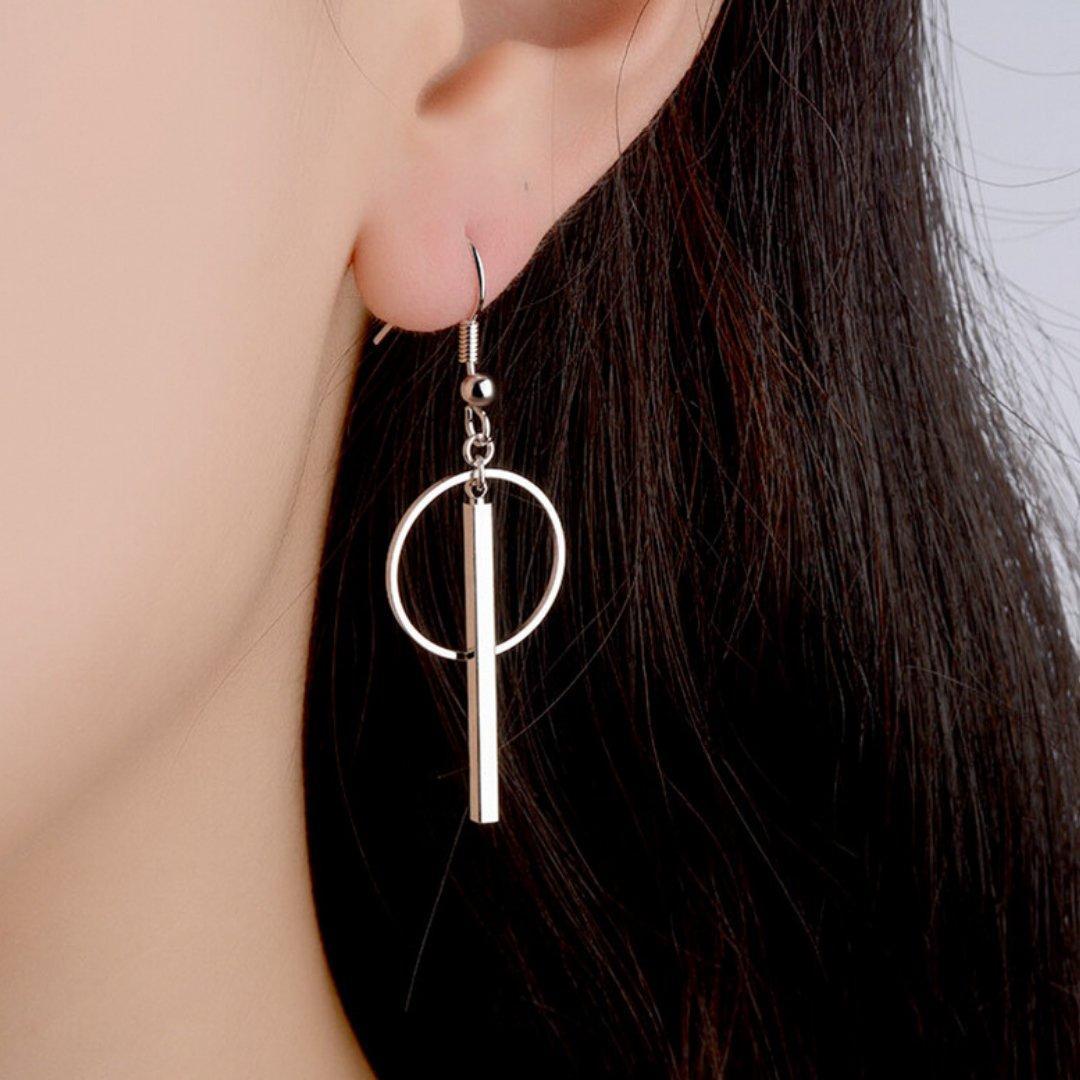 Sterling Silver Linked Earrings Product Image