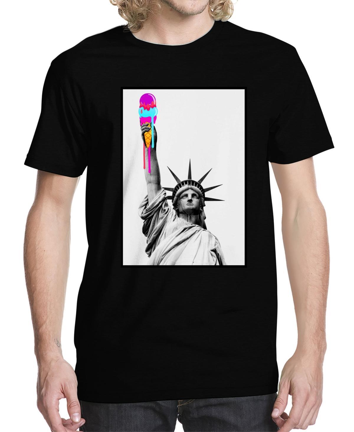 Mens Liberty Cream Graphic T-shirt Product Image