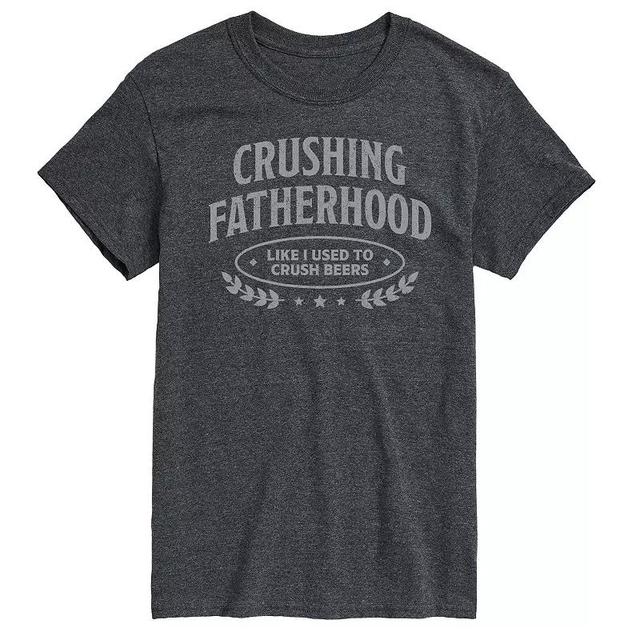 Mens Crushing Fatherhood Graphic Tee Product Image