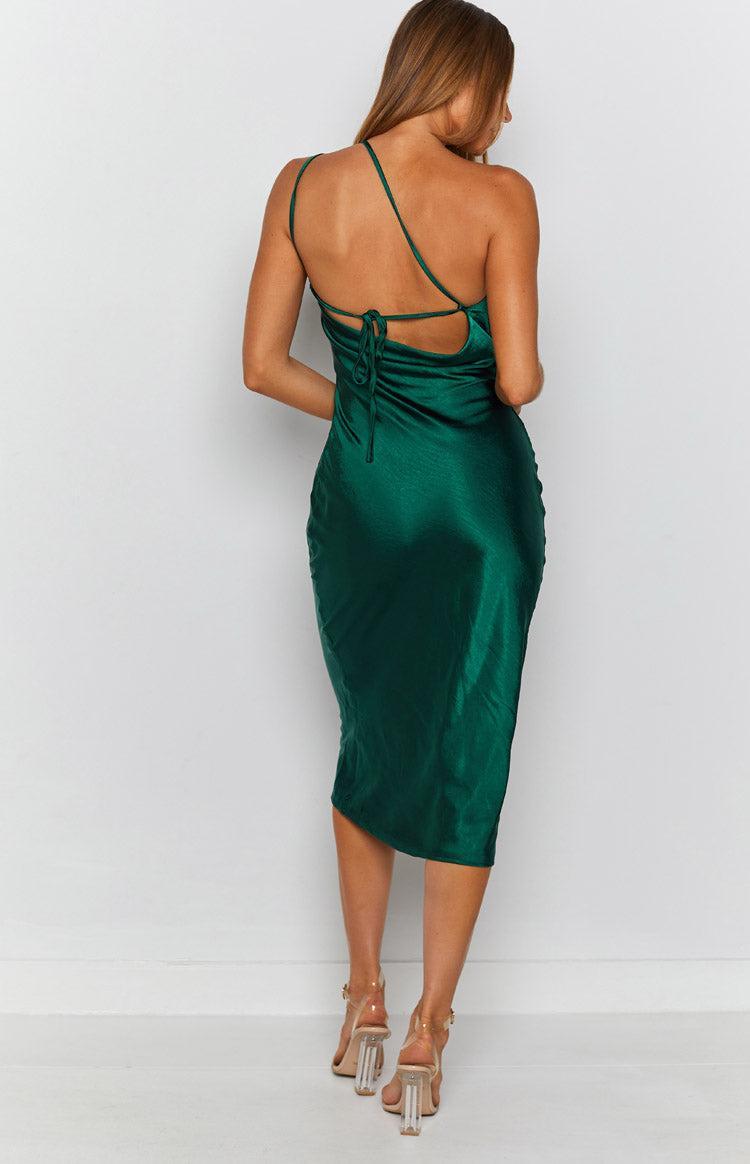 Adella Midi Dress Emerald Product Image