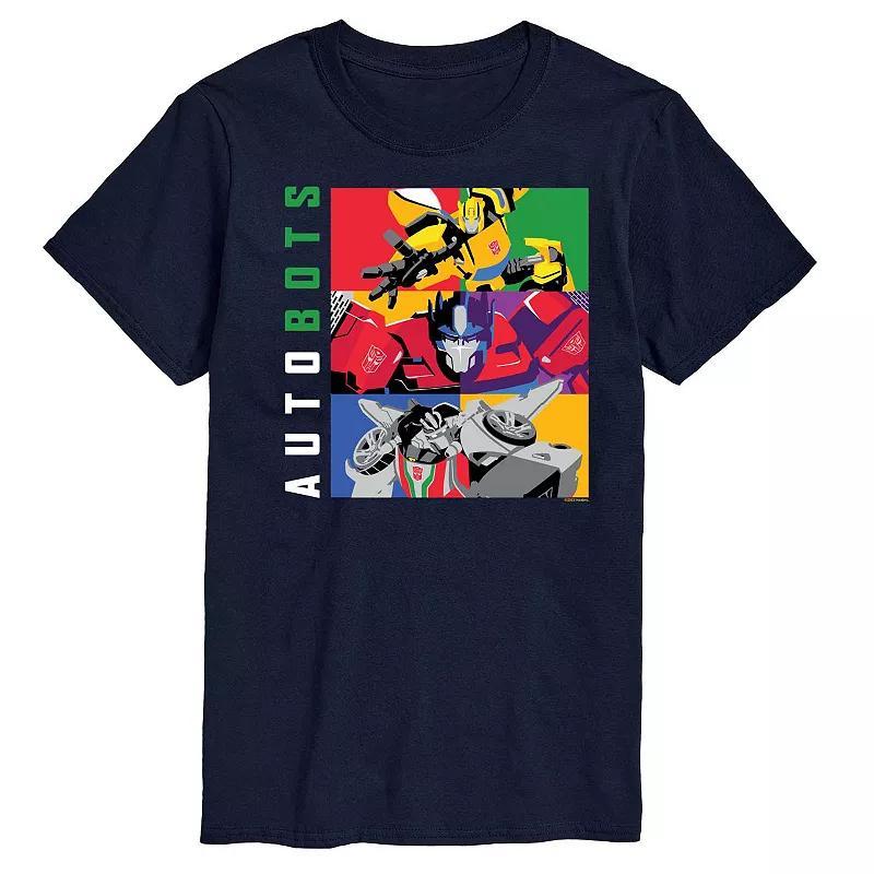 Mens Transformers Autobots Graphic Tee Blue Product Image