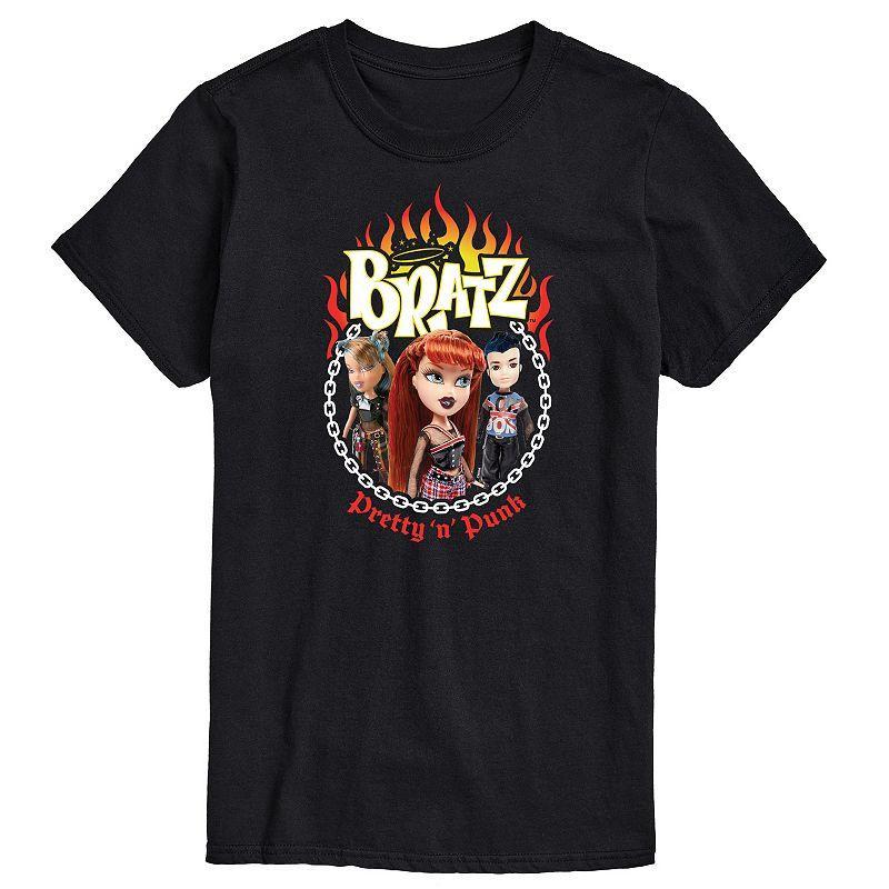 Big & Tall Bratz Punk Graphic Tee, Mens Blue Product Image