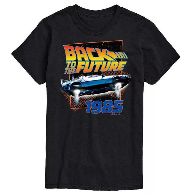 Big & Tall Back to the Future 1985 Flying Delorean Graphic Tee, Mens Product Image