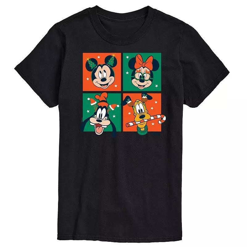 Disneys Mickey Mouse & Friends Big & Tall Christmas Graphic Tee, Mens Product Image