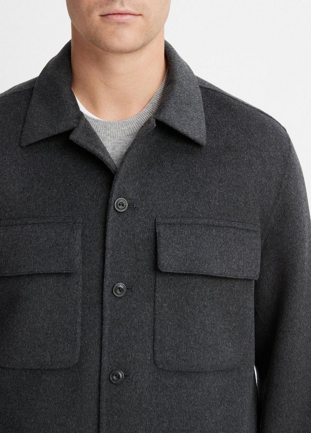 Splittable Wool Shirt Jacket Product Image