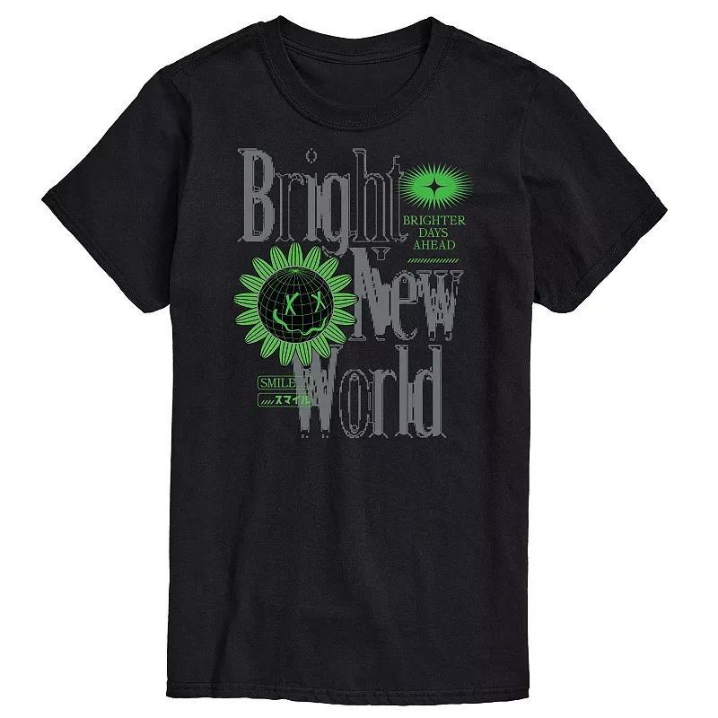 Big & Tall Bright World Tee, Mens Product Image