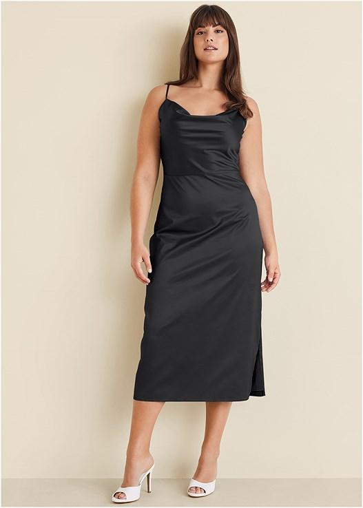 Cowl Neck Slip Dress Product Image