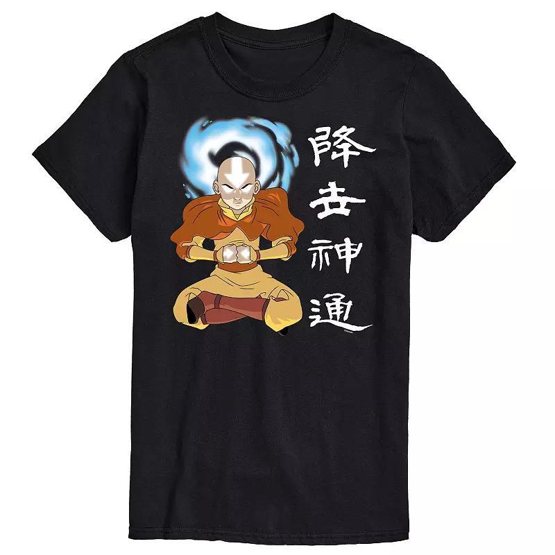 Big & Tall Avatar The Last Airbender AANG Graphic Tee, Mens Blue Product Image