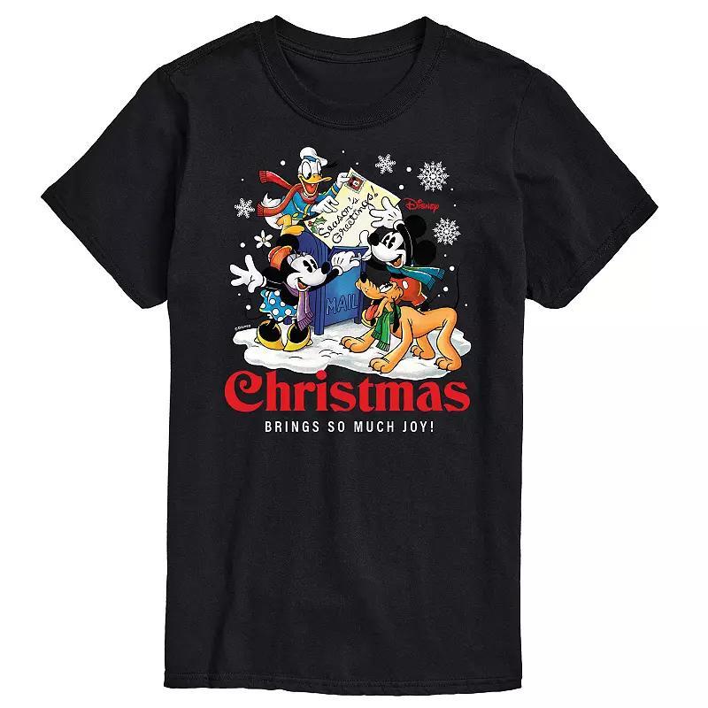 Disneys Big & Tall Christmas Bring So Much Joy Graphic Tee, Mens Product Image