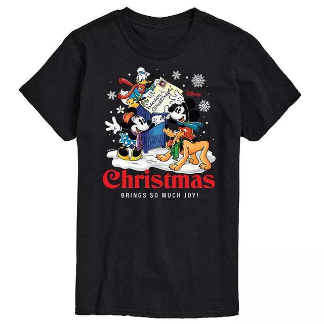 Disneys Big & Tall Christmas Bring So Much Joy Graphic Tee, Mens Product Image