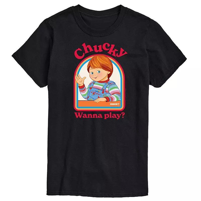 Mens Chucky Wanna Play Graphic Tee Product Image