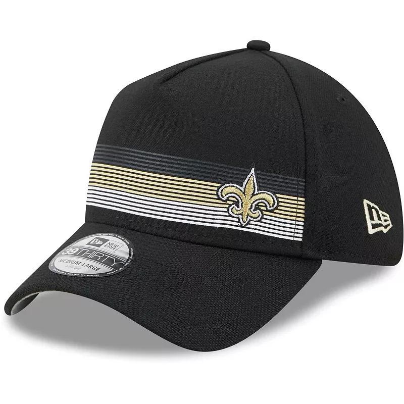 Mens New Era New Orleans Saints Flawless Stripe 39THIRTY Flex Hat Product Image