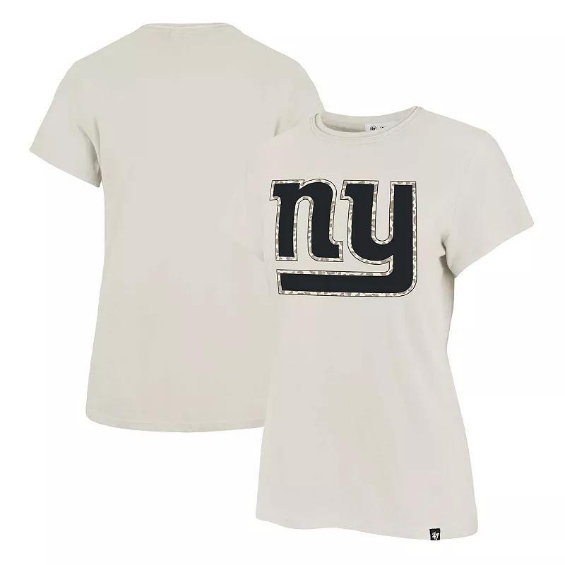 Womens 47 Cream New York Giants Panthera Frankie T-Shirt Product Image