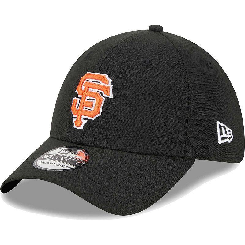 Men's New Era Black San Francisco Giants Logo 39THIRTY Flex Hat Product Image