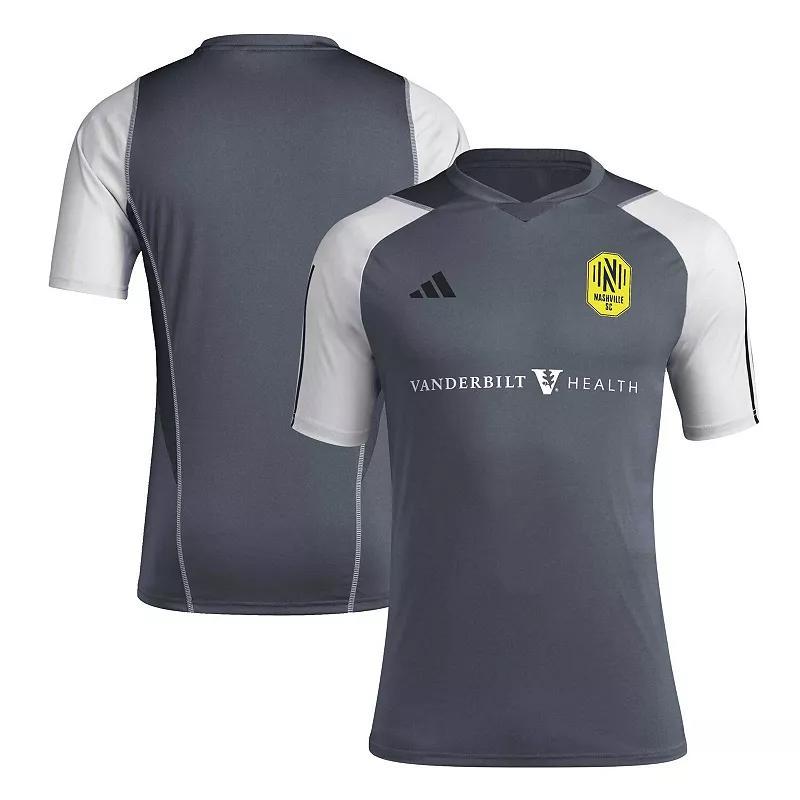 Mens adidas Gray Nashville SC 2024 AEROREADY Training Jersey Product Image