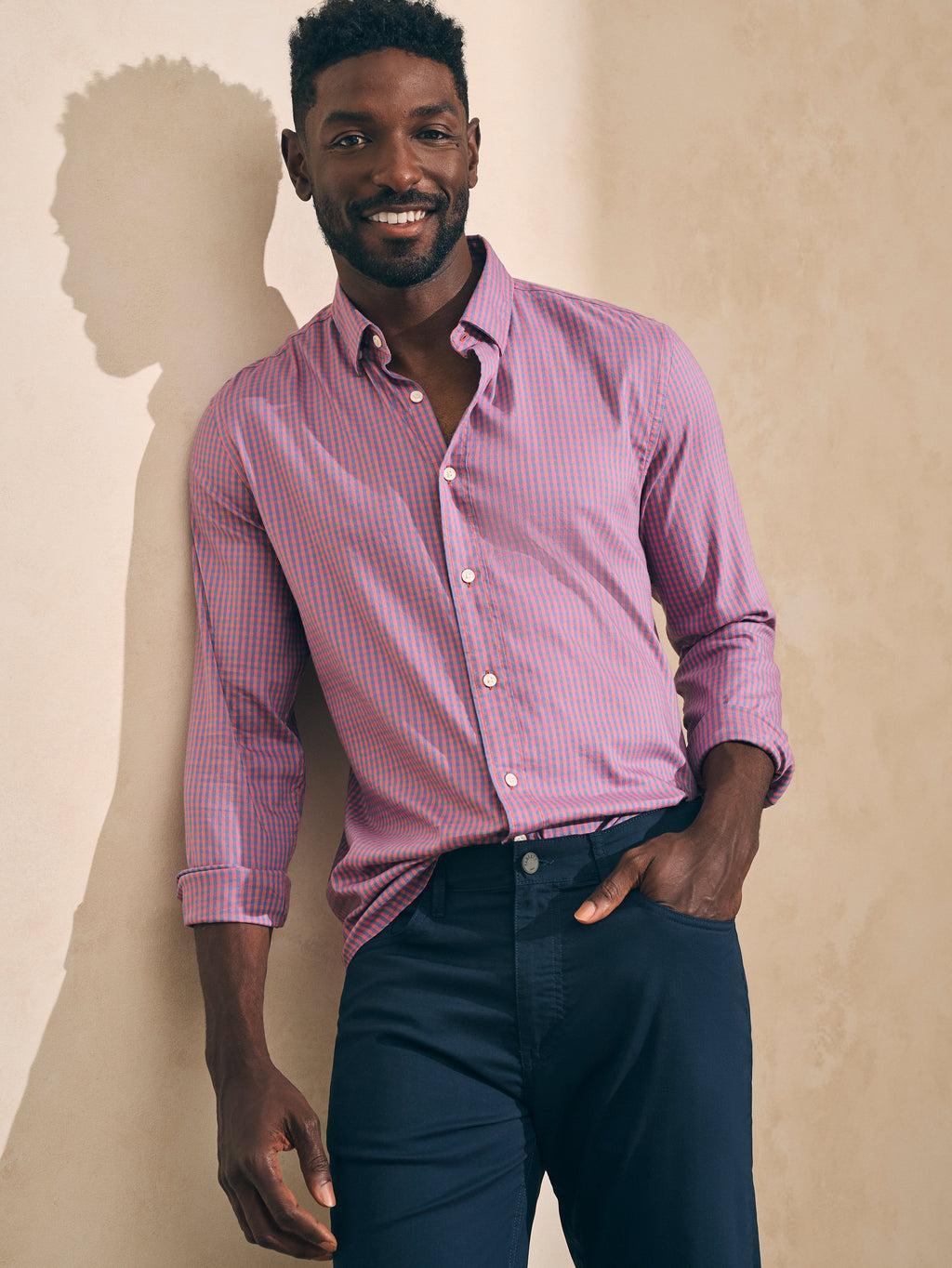 Movement™ Shirt Classic Fit - Blue Rose Gingham Product Image