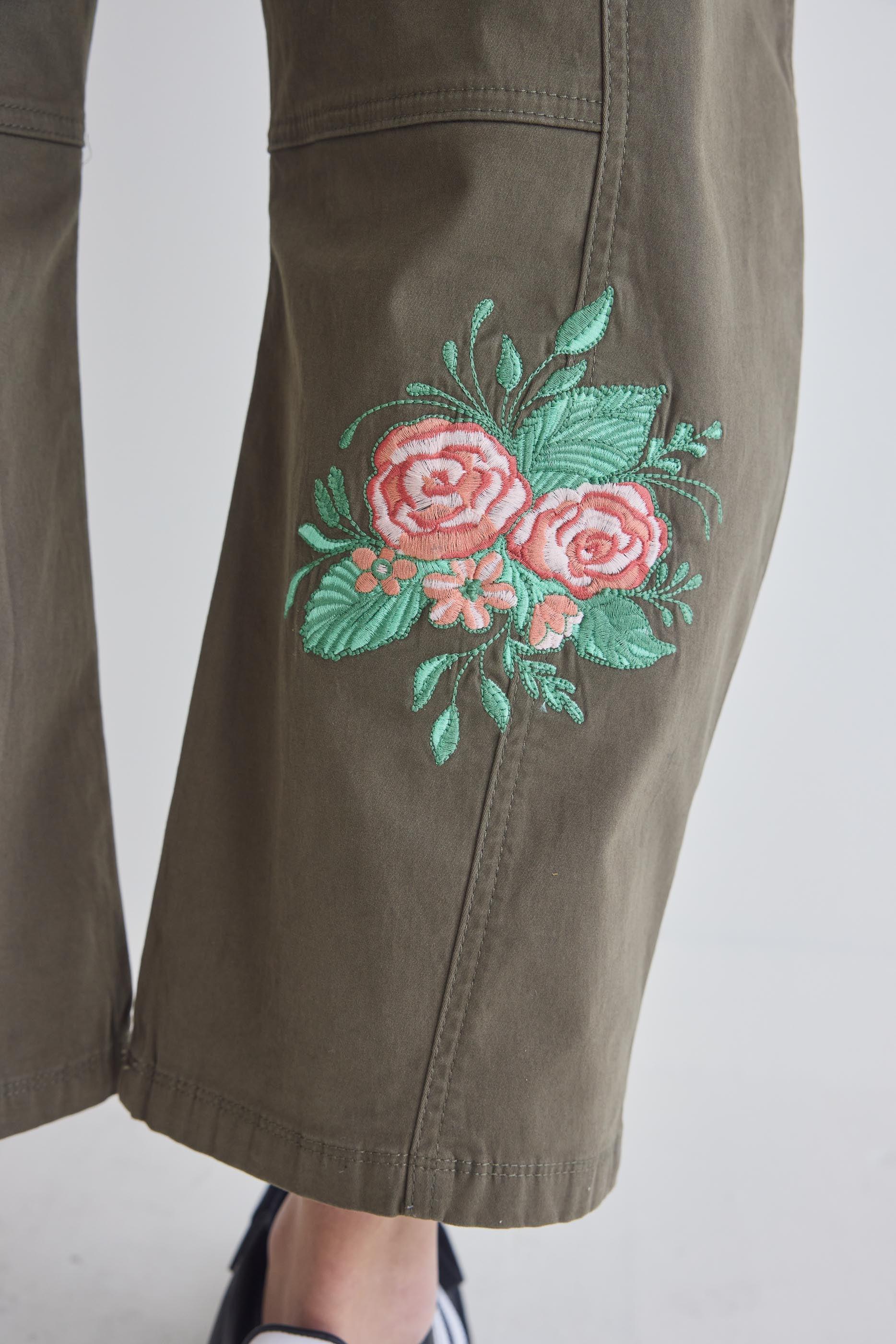 Coming Up Roses New Age Twill Utility Pants Product Image