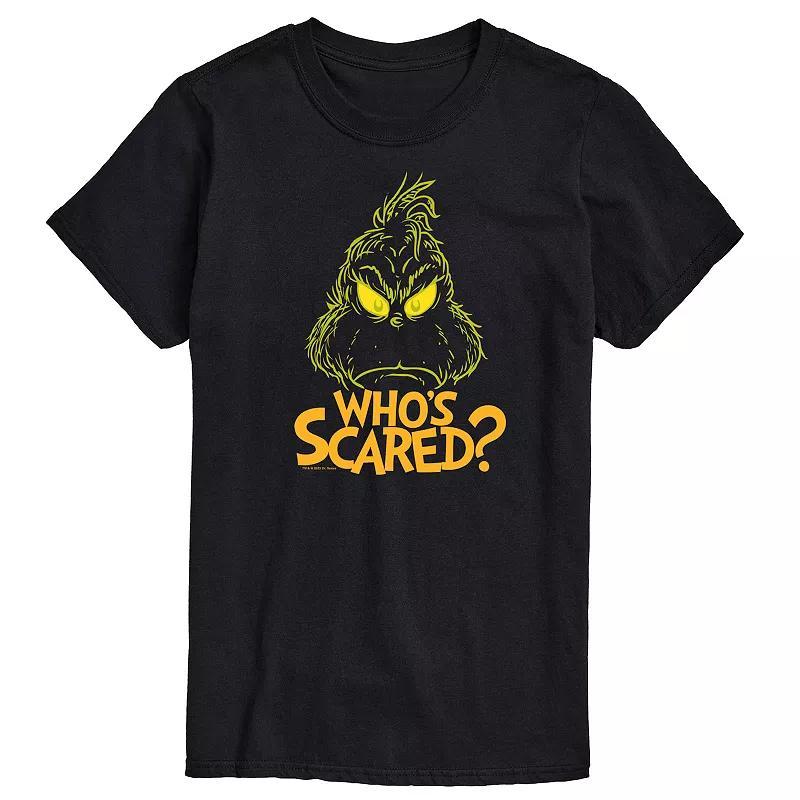 Mens Dr. Seuss Grinch Whos Scared Graphic Tee Product Image