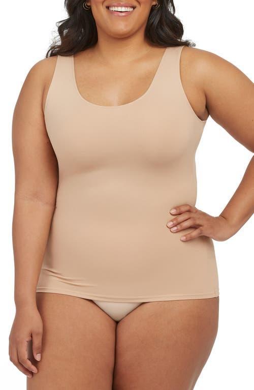 Spanx Solid Scoop Neck Smoothing Control Socialight Tank Top Product Image