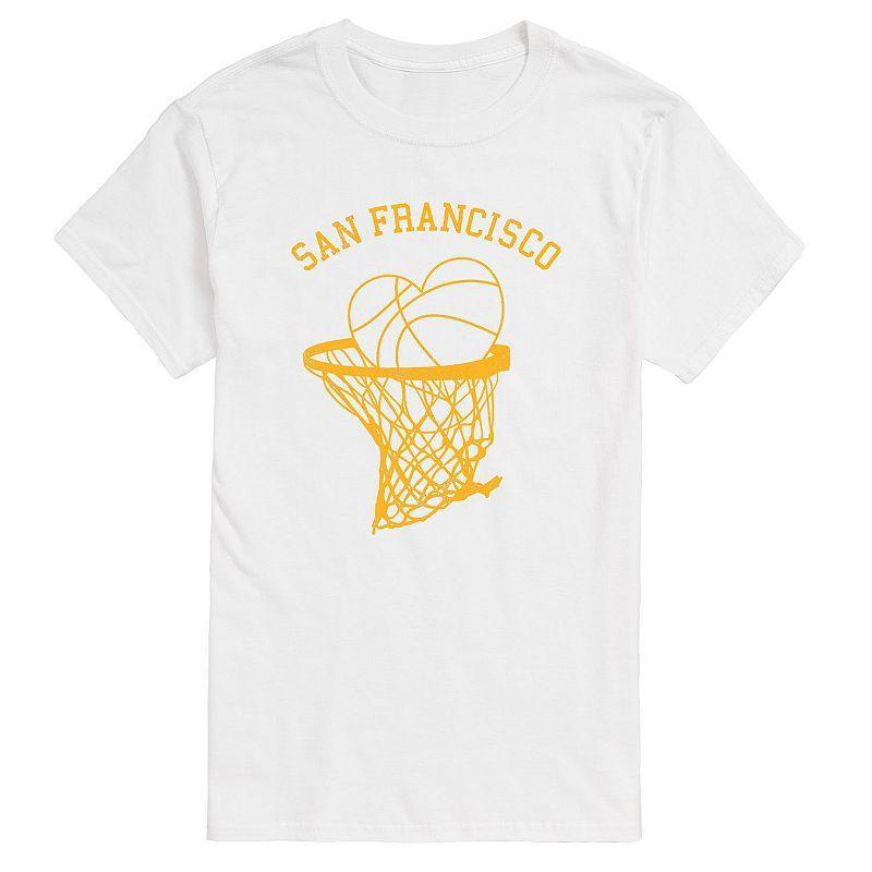 Mens Basketball Heart SF Graphic Tee Product Image