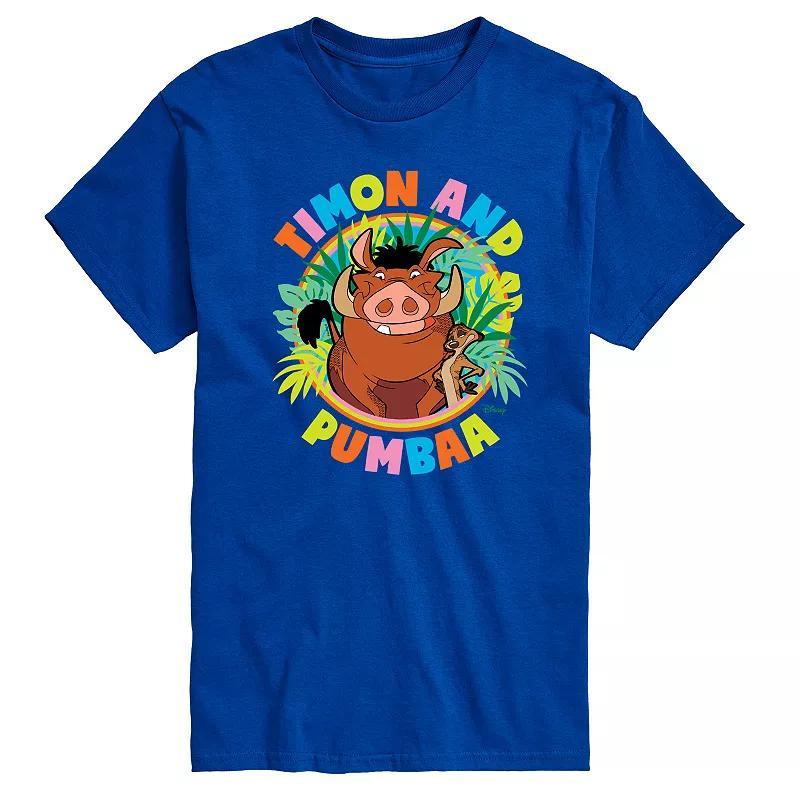 Disneys The Lion King Timon And Pumba Mens Graphic Tee Product Image