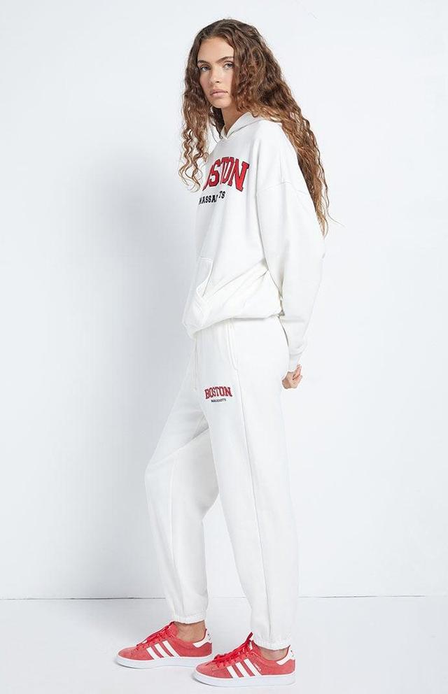 PacSun Womens Boston Sports Sweatpants - Blanc De Blancarge Product Image