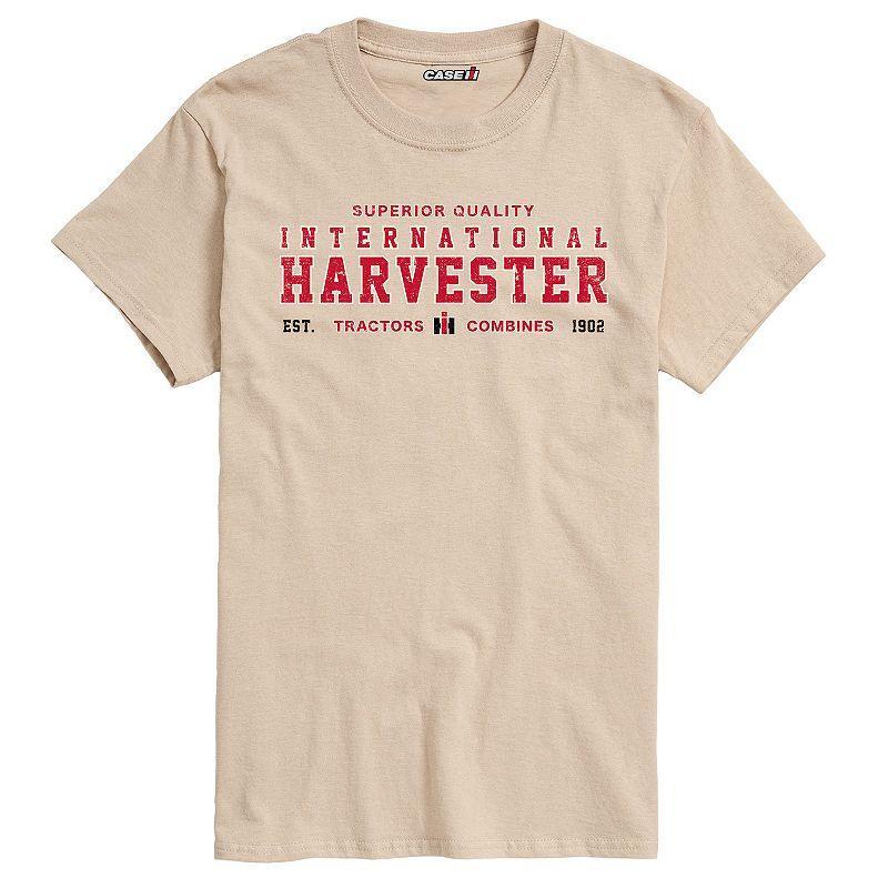 Mens Case IH Superior Quality Graphic Tee Beige Product Image