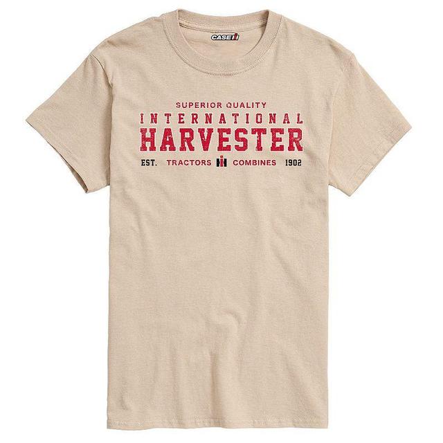 Mens Case IH Superior Quality Graphic Tee Beige Product Image