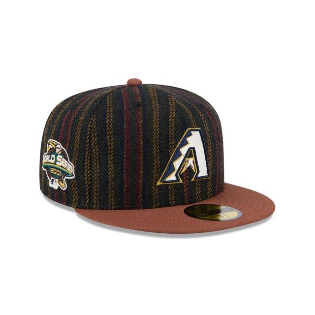 Arizona Diamondbacks Vintage Herringbone 59FIFTY Fitted Hat Male Product Image