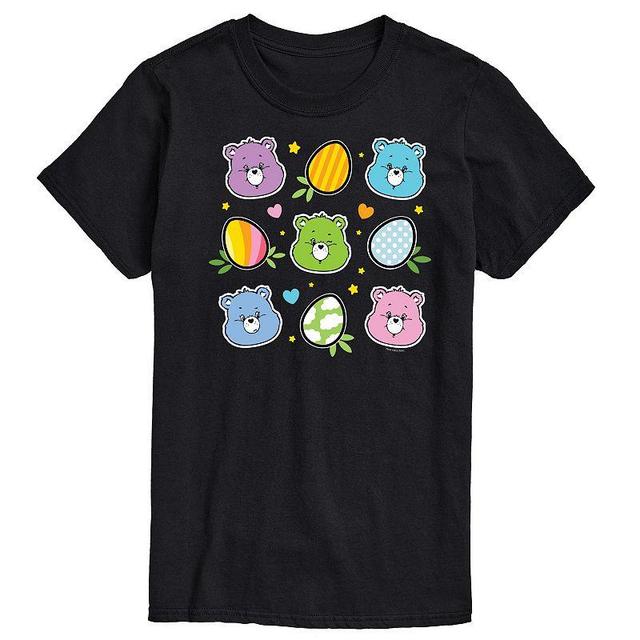 Mens Care Bears Easter Grid Graphic Tee Product Image