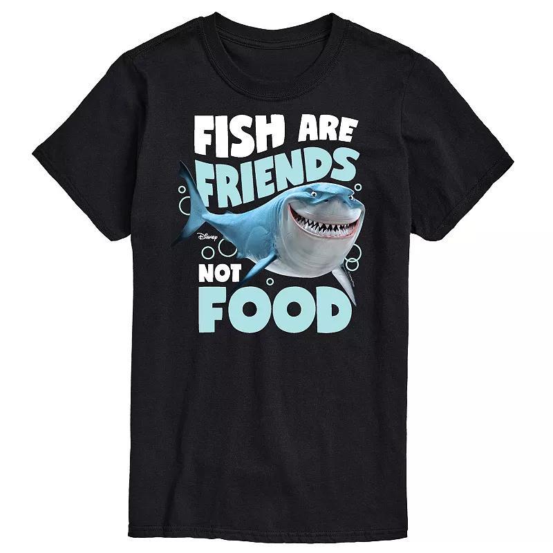 Disney / Pixars Finding Nemo Big & Tall Fish Are Friends Graphic, Mens Blue Product Image