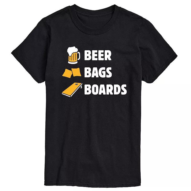 Mens Beer Bags Boards Tee Product Image