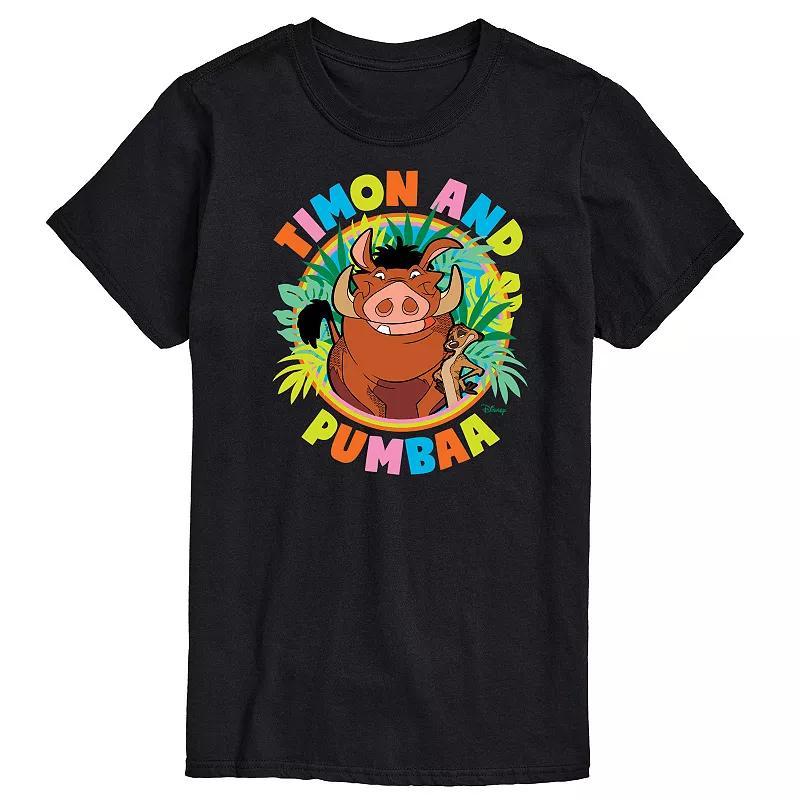 Disneys The Lion King Timon And Pumba Mens Graphic Tee Product Image