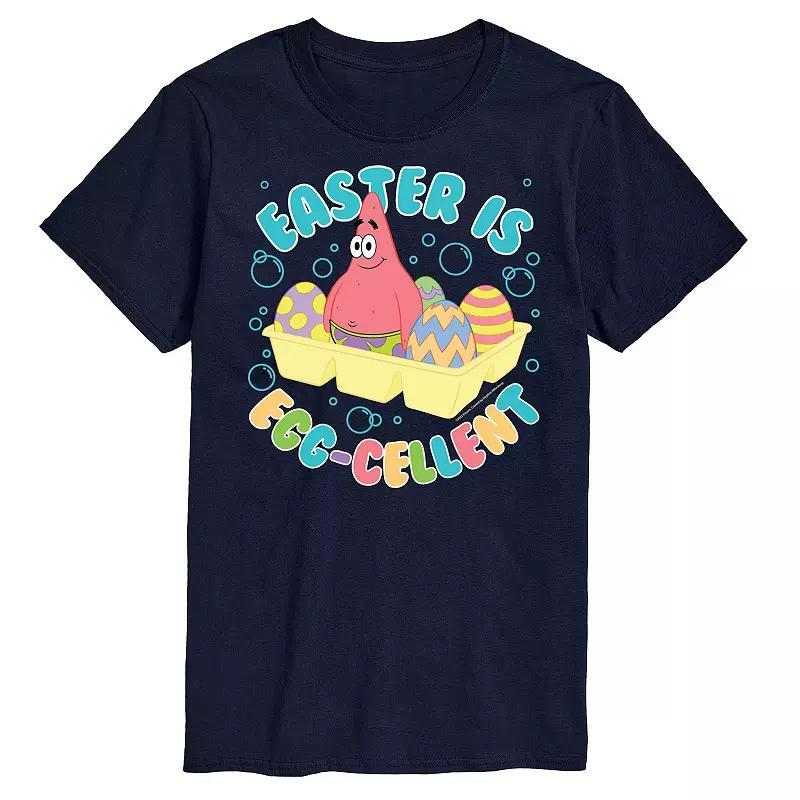 Big & Tall Nickelodeon Spongebob Squarepants Easter Egg-Celent Graphic Tee, Mens Product Image